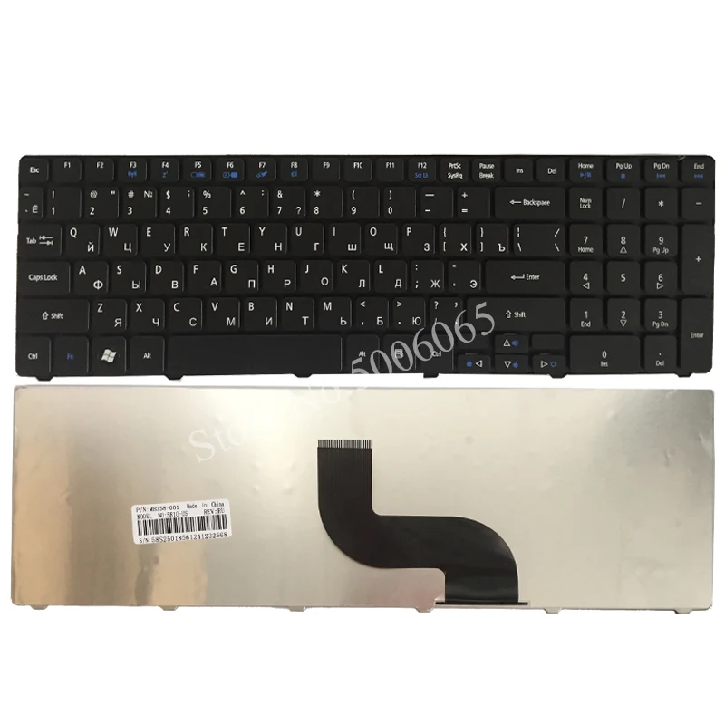 Новая русская клавиатура для ноутбука Acer Aspire P5WE6 P5WE0 P7YE5 ZR8A ZQ2 ZR7 ZYB черная |