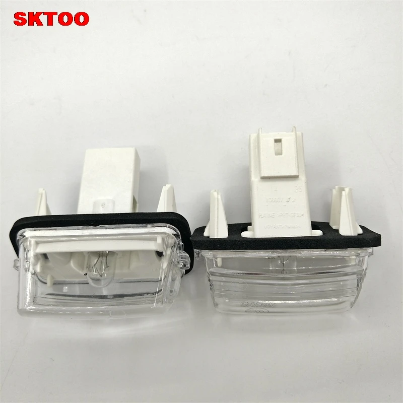 Светильник для номерного знака лампы Peugeot 206 207 306 307 308 406 407 5008 Partner Citroen C3 Ii C4