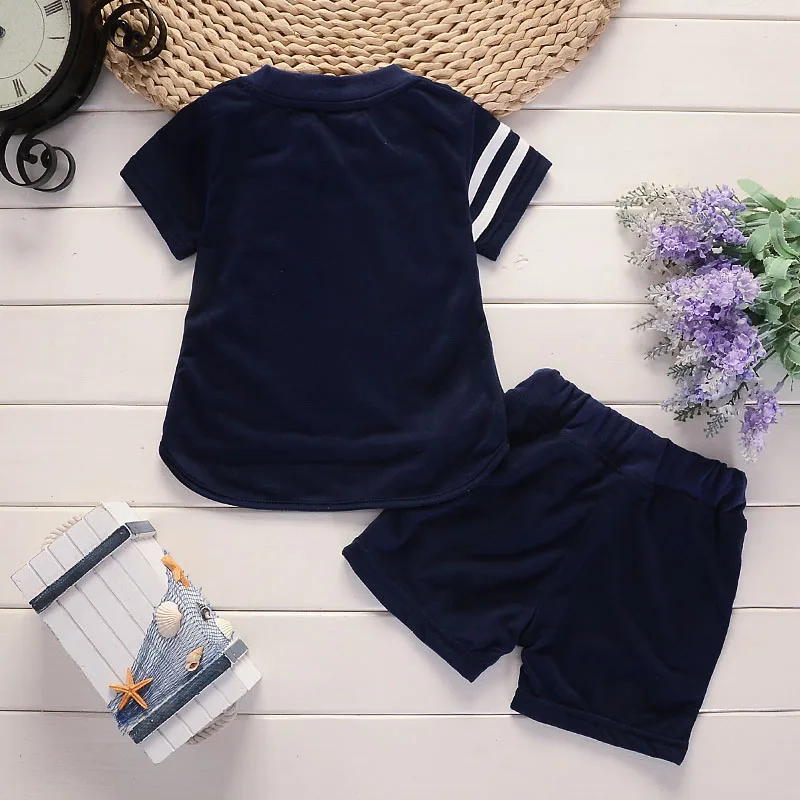 BibiCola Baby Clothes sets Sport Suit Toddler Boy Short Sleeve Pants Set Tracksuit for Boys Clothing | Детская одежда и обувь