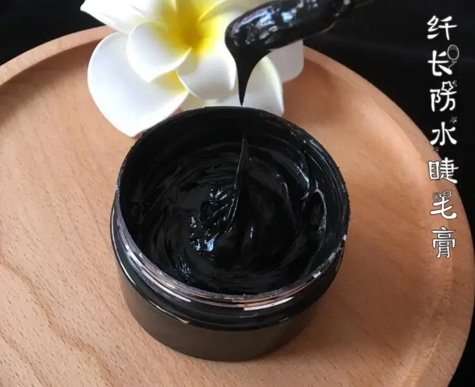 Тушь для ресниц DIY с густым и удлиняющим волокном, водостойкая, быстросохнущая и не окрашивающая 50 г