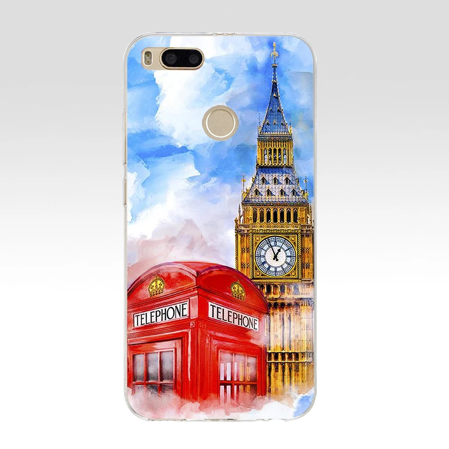194AQ London Red phone Big Ben силиконовый мягкий ТПУ чехол для телефона xiaomi redmi 4a 6a 4x note 5a pro mi