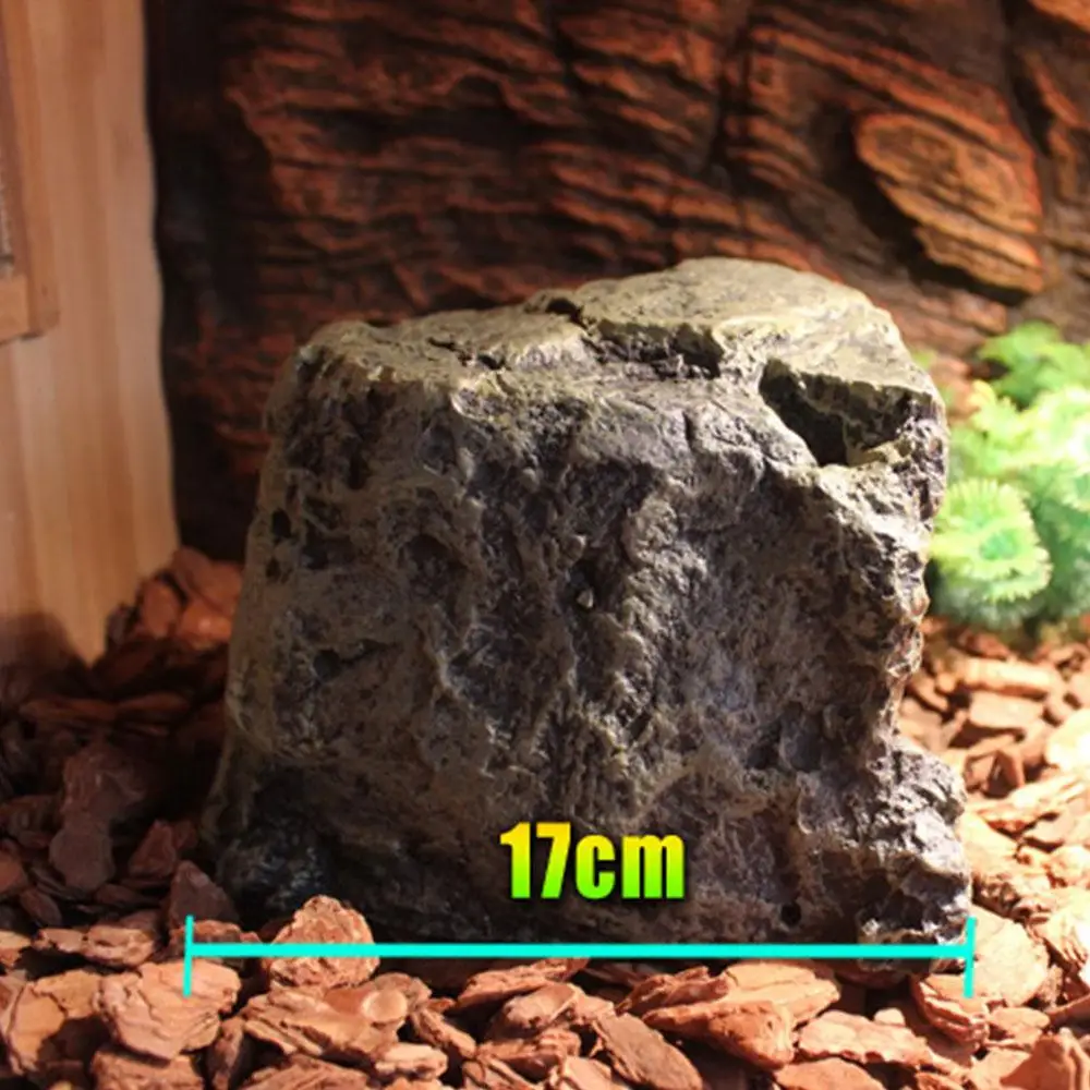18 см рептилия скрытие пещера пятно смолы место обитания дом Testudo рок скрытый отдых пещера Скорпион орнамент аквариум креветки