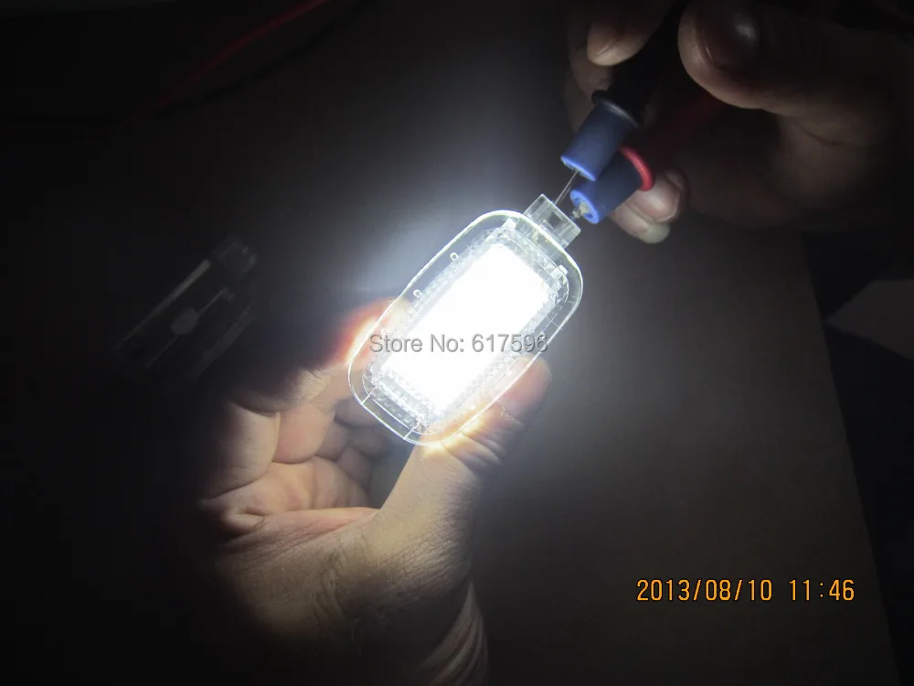 2 шт. светодиодный любезно дверь осветительных приборов для ног Чемодан багажник