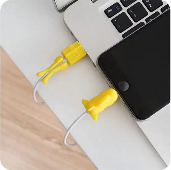 2 шт./компл. с рисунком и нашивкой в виде ангельских USB кабель защитный AWG защитной