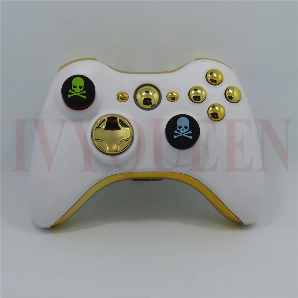 IVYUEEN 4 шт. для Dualshock 4 PS4 Pro тонкий контроллер черепа резиновые силиконовые аналоговые ручки для большого пальца крышки для PS3 для Xbox 360