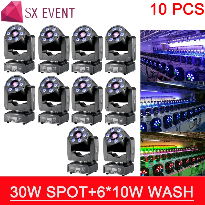

SX EVENT moving 30w LED Moving Head gobo Light led dmx 512 control dj diso moving head light(10 pieces/lot)