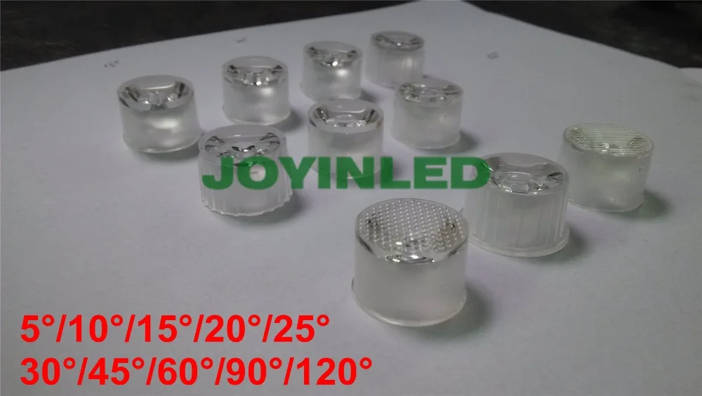 

100pcs smooth/plane surface led lens optical PMMA waterproof lens 20mm LED Collimator Lens holders
