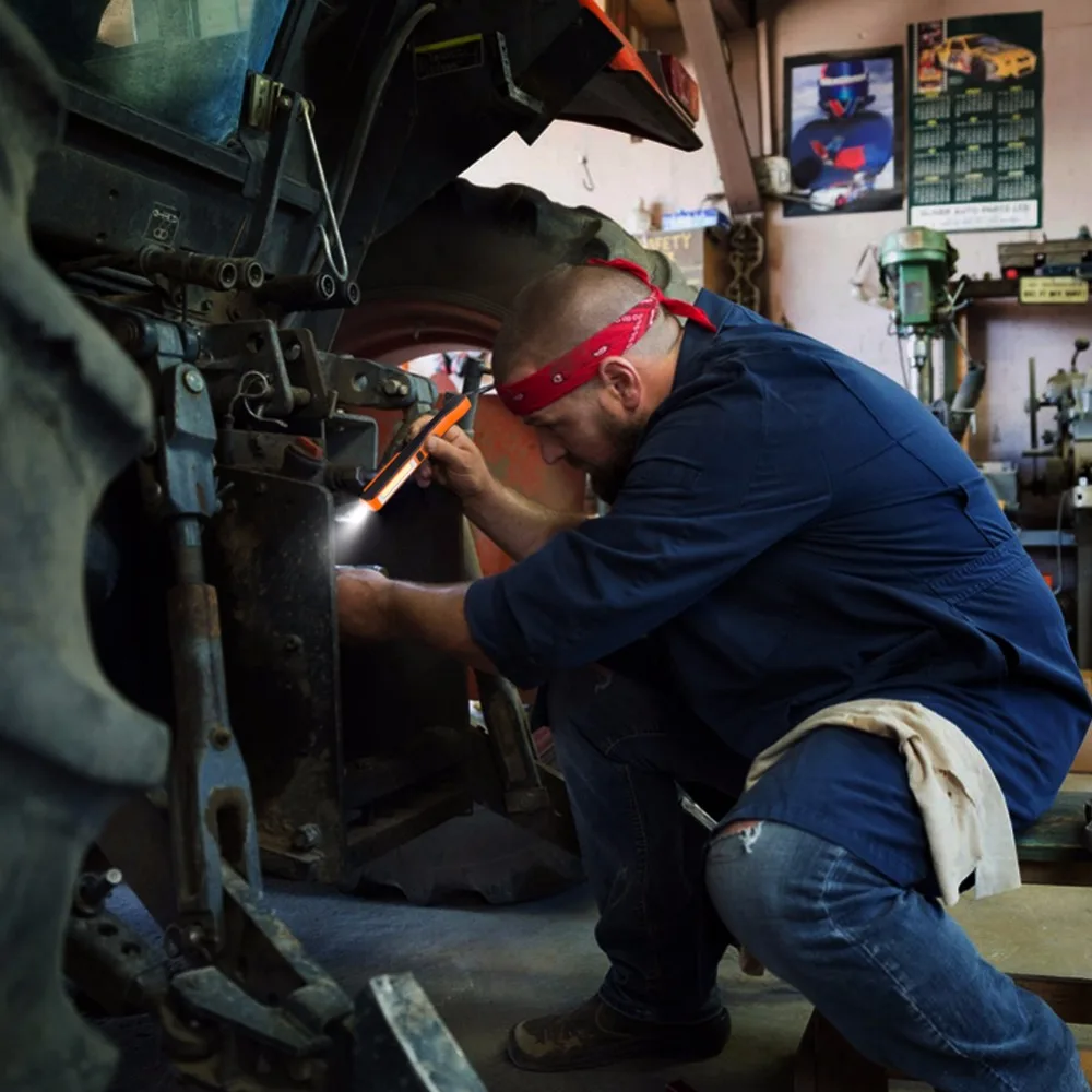 

Mini Inspection Lamp COB LED USB Rechargeable Magnetic Pen Clip Hand Torch Flashlight Work Lights Built in 2 14500 Battery