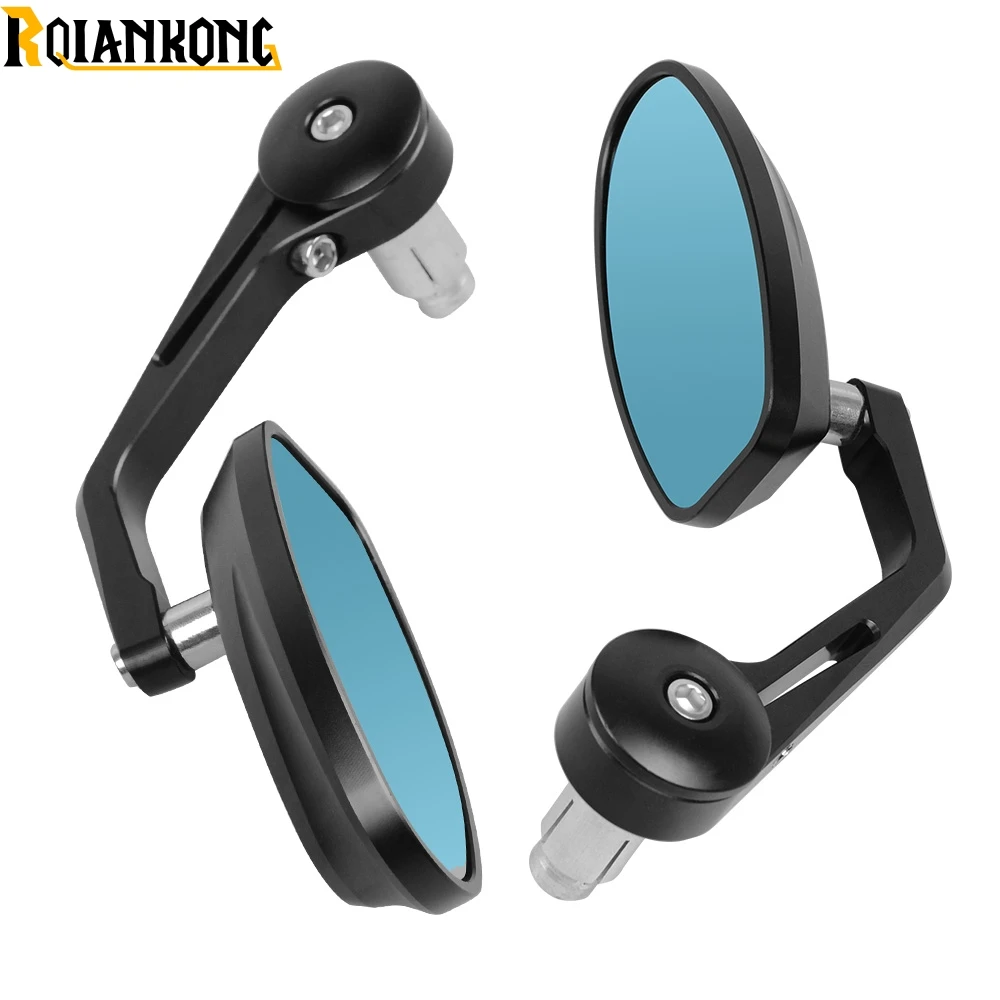Universal Motorcycle Mirror View Side Rear 7/8&quot 22mm Handle bar For Kawasaki Z ZR ZX 125 250 750 750R 750S 800 1000 SX | Автомобили и