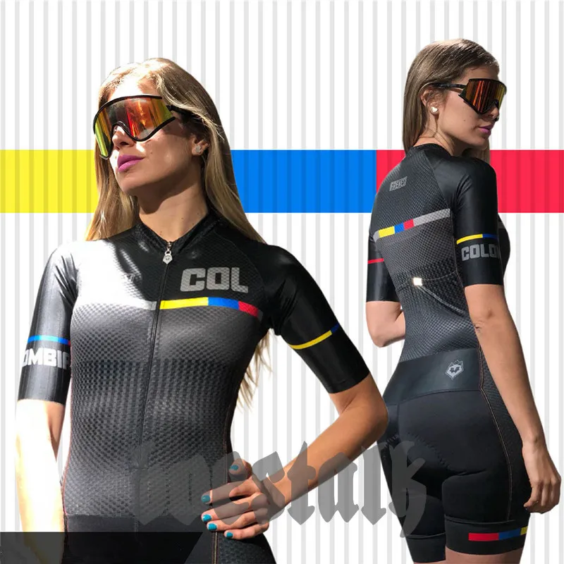 05 Бразильский pro team Триатлон боди Женский велосипед skinsuit frenesi с длинным рукавом Купальник короткий рукав roupa ciclismo feminina - Цвет: 05