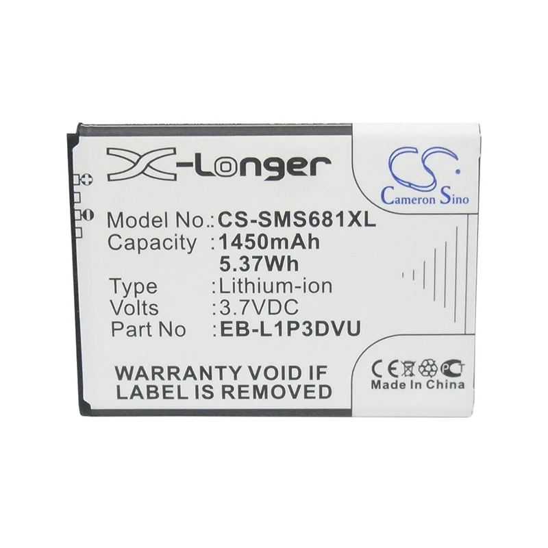 Аккумулятор Cameron Sino 1450mah для SAMSUNG Galaxy Ace Duos Fame Lite GT-S6790 GT-S6790N GT-S6810 GT-S6810P EB-L1P3DVU |