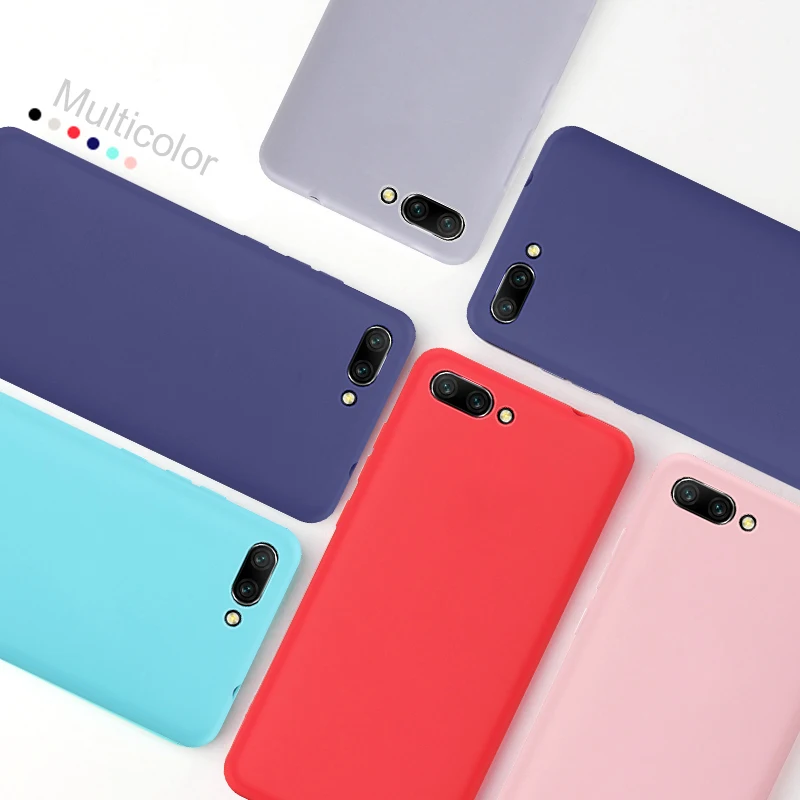 Мягкие чехлы карамельных цветов для Huawei Honor 10 9 Lite 8X Max Note 8C V9 Play 6C 7C Pro Nova 4 P Smart 2019