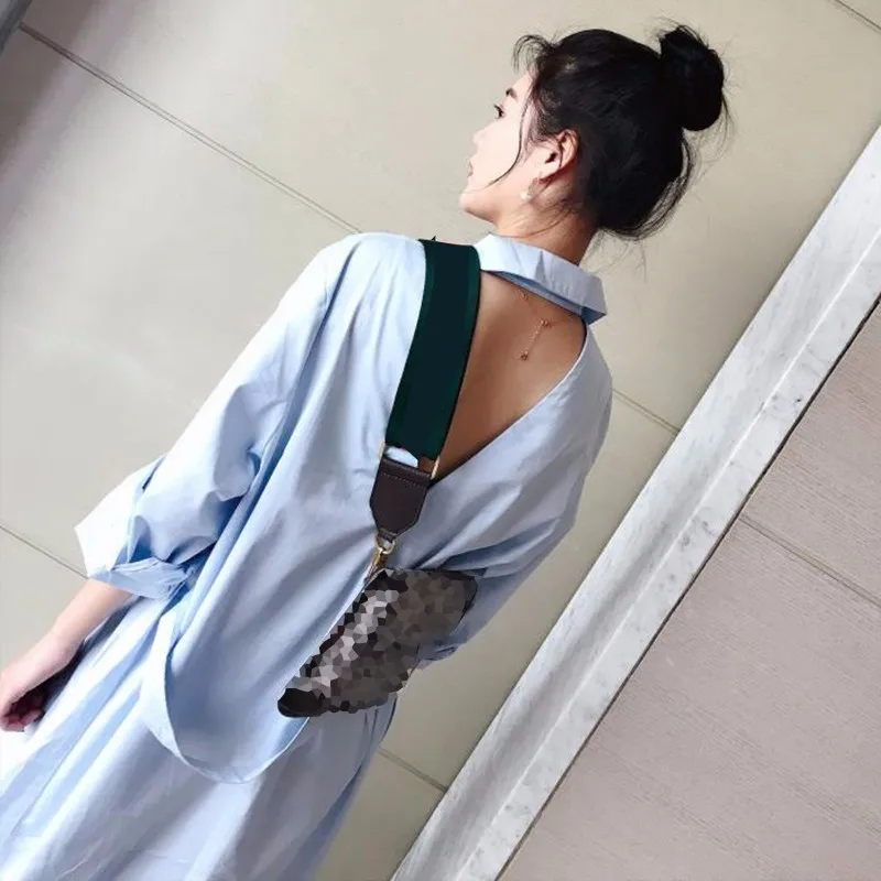 TWOTWINSTYLE сорочка с низким вырезом на спине платье для женщин воротник лацканами