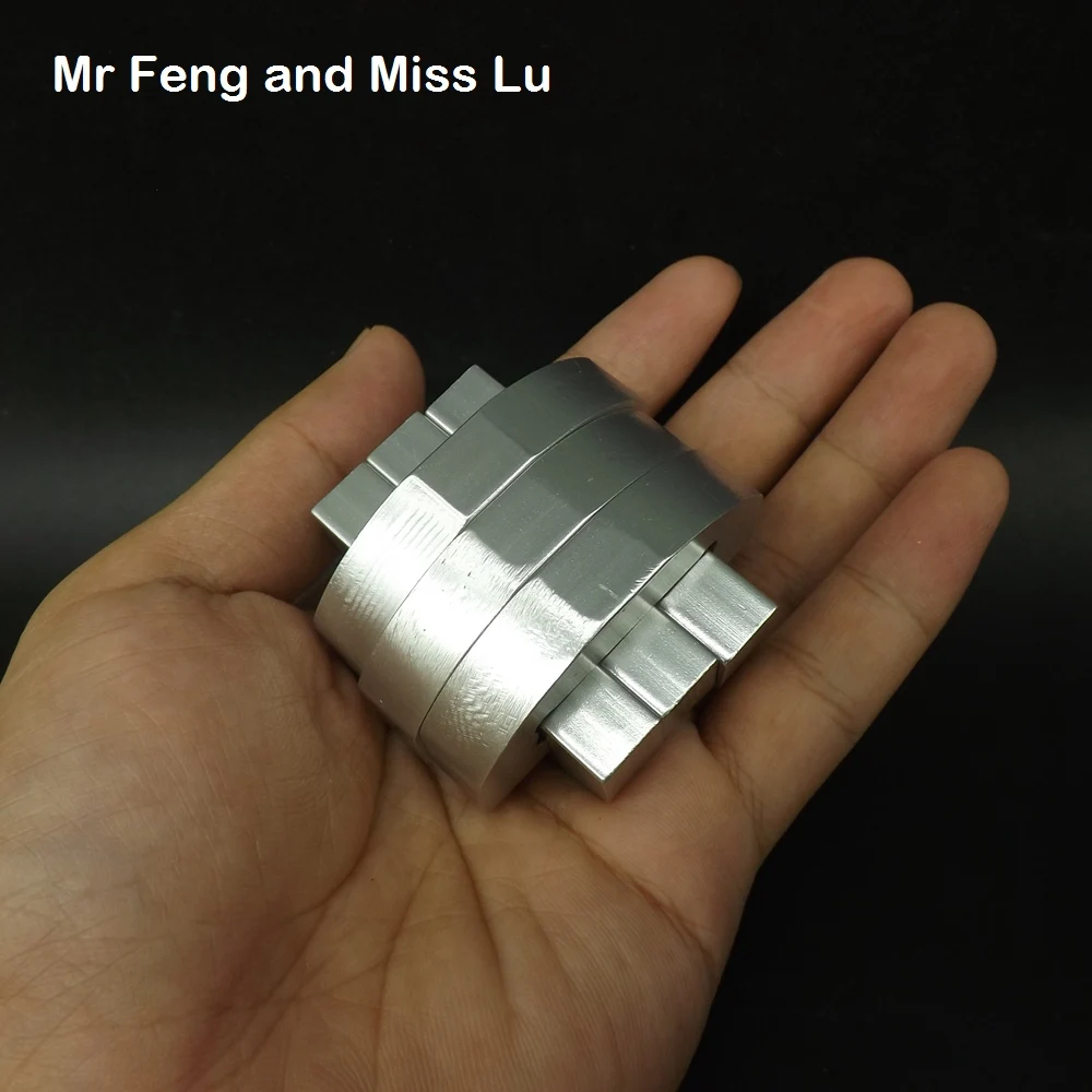 Серебряное кольцо и Lu Ban Lock металлический пазл из чистого алюминиевого сплава CNC