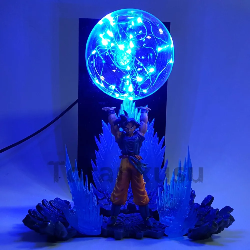 Сон Гоку бомба духов DIY светодиодный Ночные огни Аниме фигурки из игры Dragon Ball DBZ