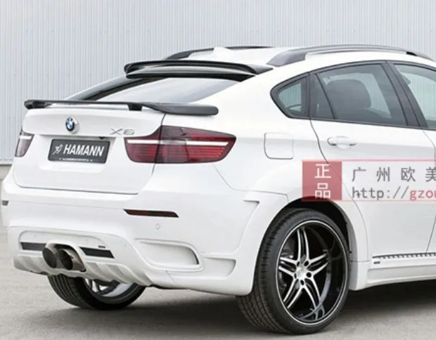 HLONGQT ABS Спойлер для BMW X6 E71 2008.2009.2010.2011.2012.2013.2014 Высокое качество заднего крыла