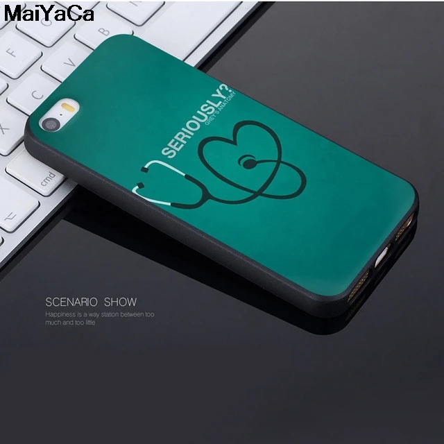 Темно-серый MaiYaCa с принтом «You are My серый человек Анатомия для iPhone 4S 5C 5S 6, 6 S, 7, 8plus X XR XS MAX Черная мягкая крышка чехол для телефона из силикона и резины - Цвет: Темно-серый