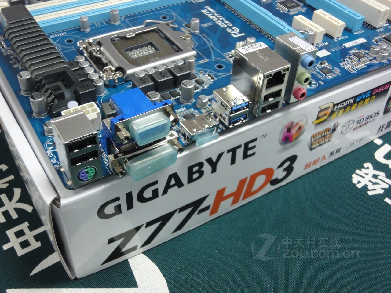 Материнская плата Gigabyte 100% оригинальная материнская LGA 1155 DDR3 USB3.0 32G Z77/Z77/HD3