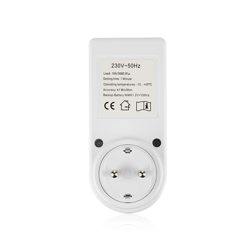 TM03 штекер цифрового соединения программируемый подключаемый Таймер Большой ЖК