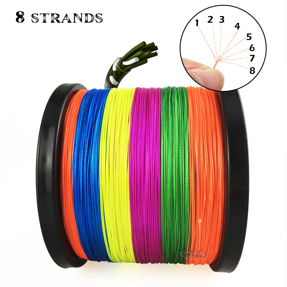 300 м JOF Фирменная суперпрочная многонитевая плетеная рыболовная леска 100% PE от 18 до