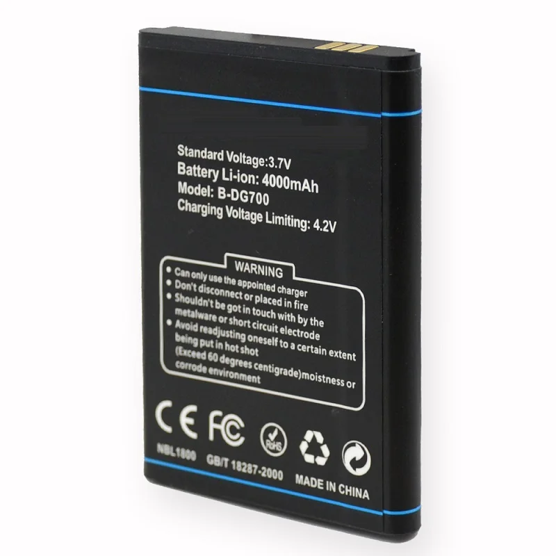 B-DG700 для мобильного телефона Doogee DG700 TITANS2 4000 мАч перезаряжаемый аккумулятор