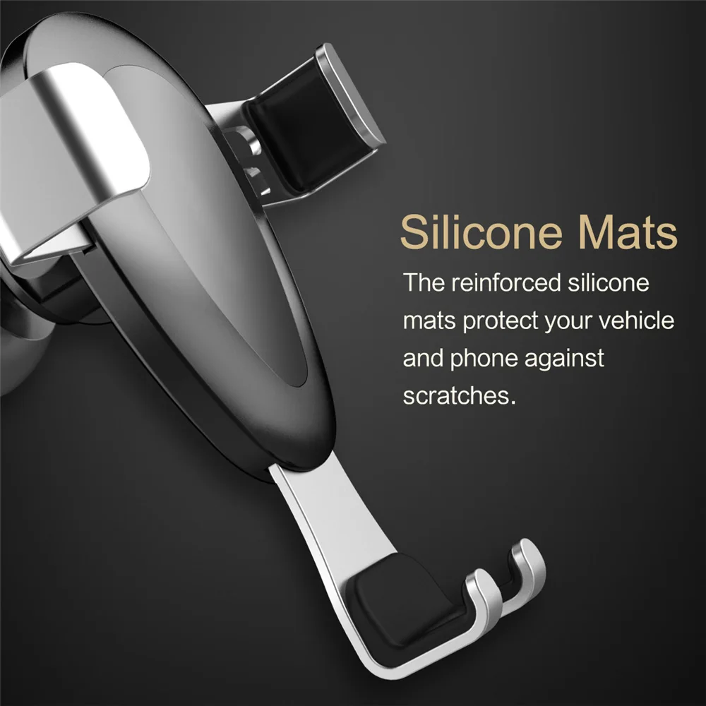 JKING Car Phone Holder Universal 4-6 inch Mobile Air Vent Mount For iPhone Samsung Gravity Bracket | Мобильные телефоны и