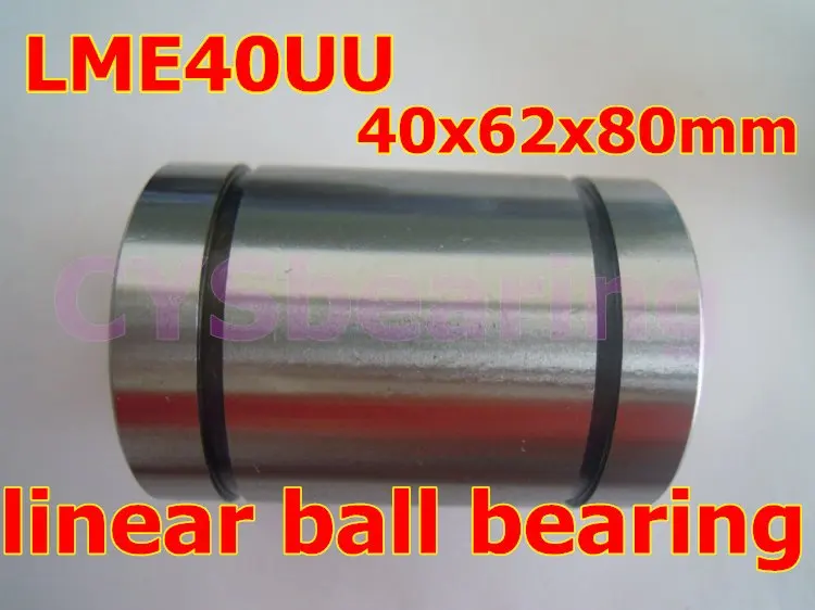 Высокоточный Линейный подшипник LME40UU LME40 LME406280UU SDM40 для вала 40 мм|bearing shaft|precision