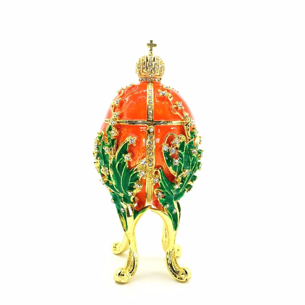 QIFU ценный оранжевый цвет Пасха qifu faberge яйцо декоративные поделки