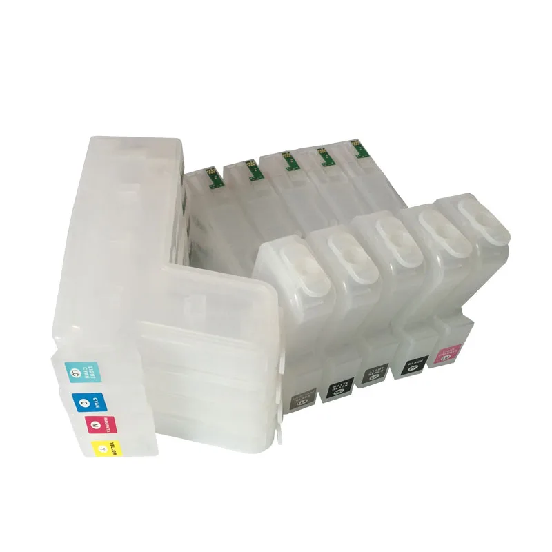 9 шт. 280 мл T5801 T5809 многоразовые картриджи пустые для epson 3800 3805 3880 широкоформатный