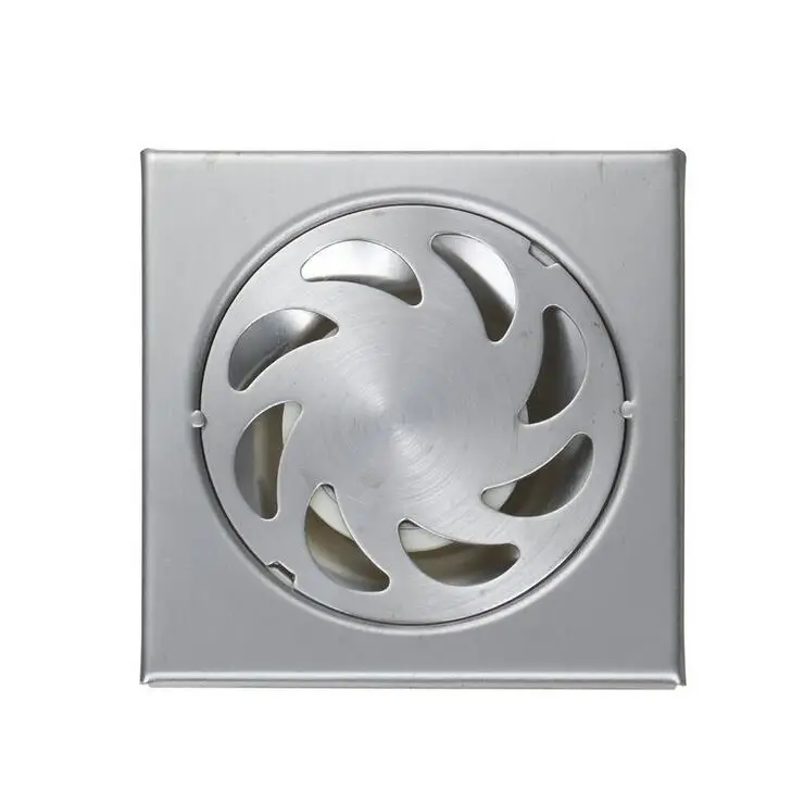 Квадратный сток из нержавеющей стали для ванной комнаты/балкона/кухонной