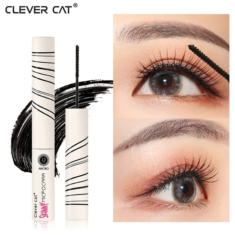 Новинка 3D тушь для ресниц из шелкового волокна водостойкая Черная наращивания