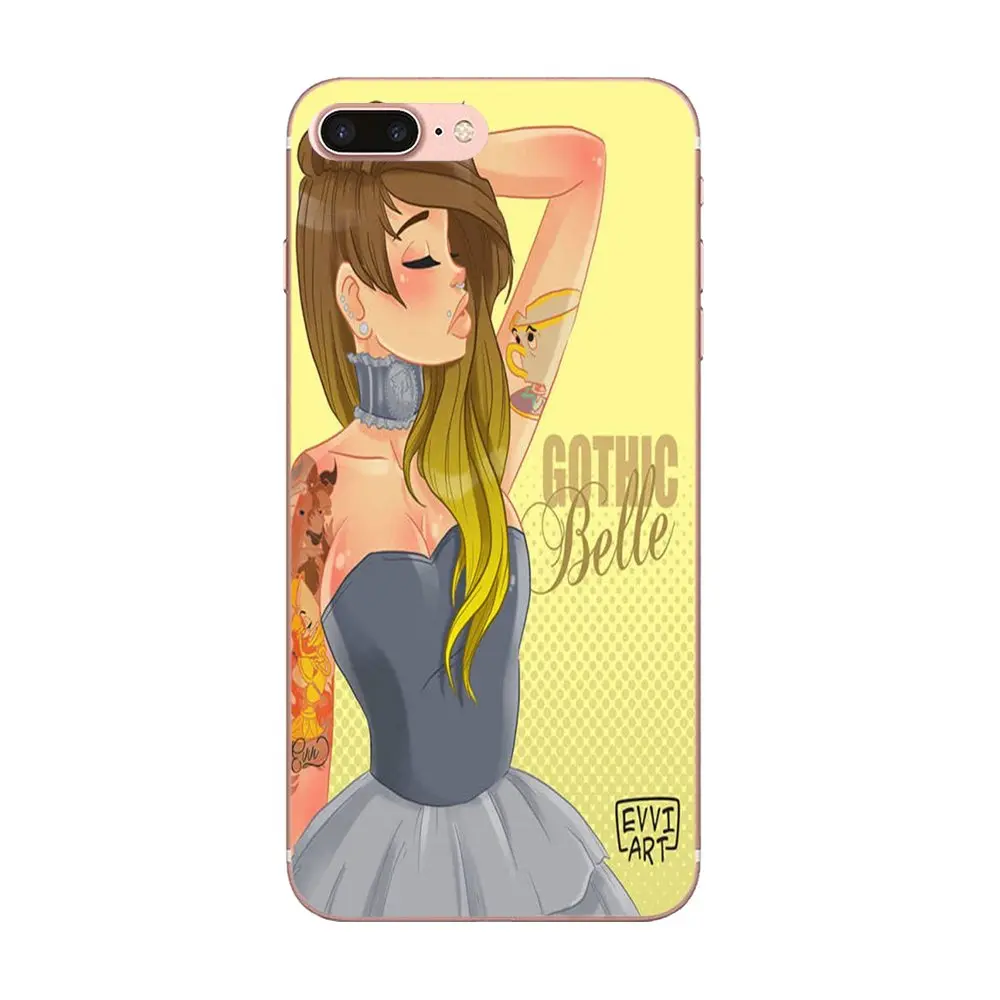 Панк Белоснежка очки модная одежда для девочек с цветочным рисунком Galaxy Alpha Core Note