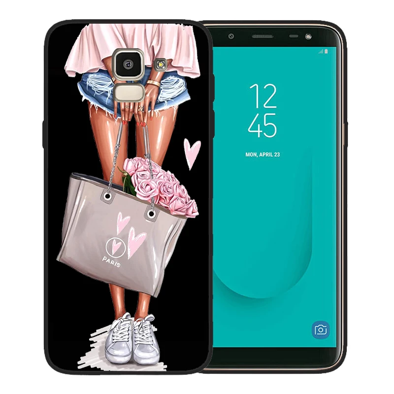 13 Чехол для телефона Samsung Galaxy S10, чехол s8, S7, S9, J7, J4, J6, J8 Plus, Note 8, 9, коричневый цвет, мама, ребенок, мышь, супер мама, девочка, Etui, чехол - Цвет: 13
