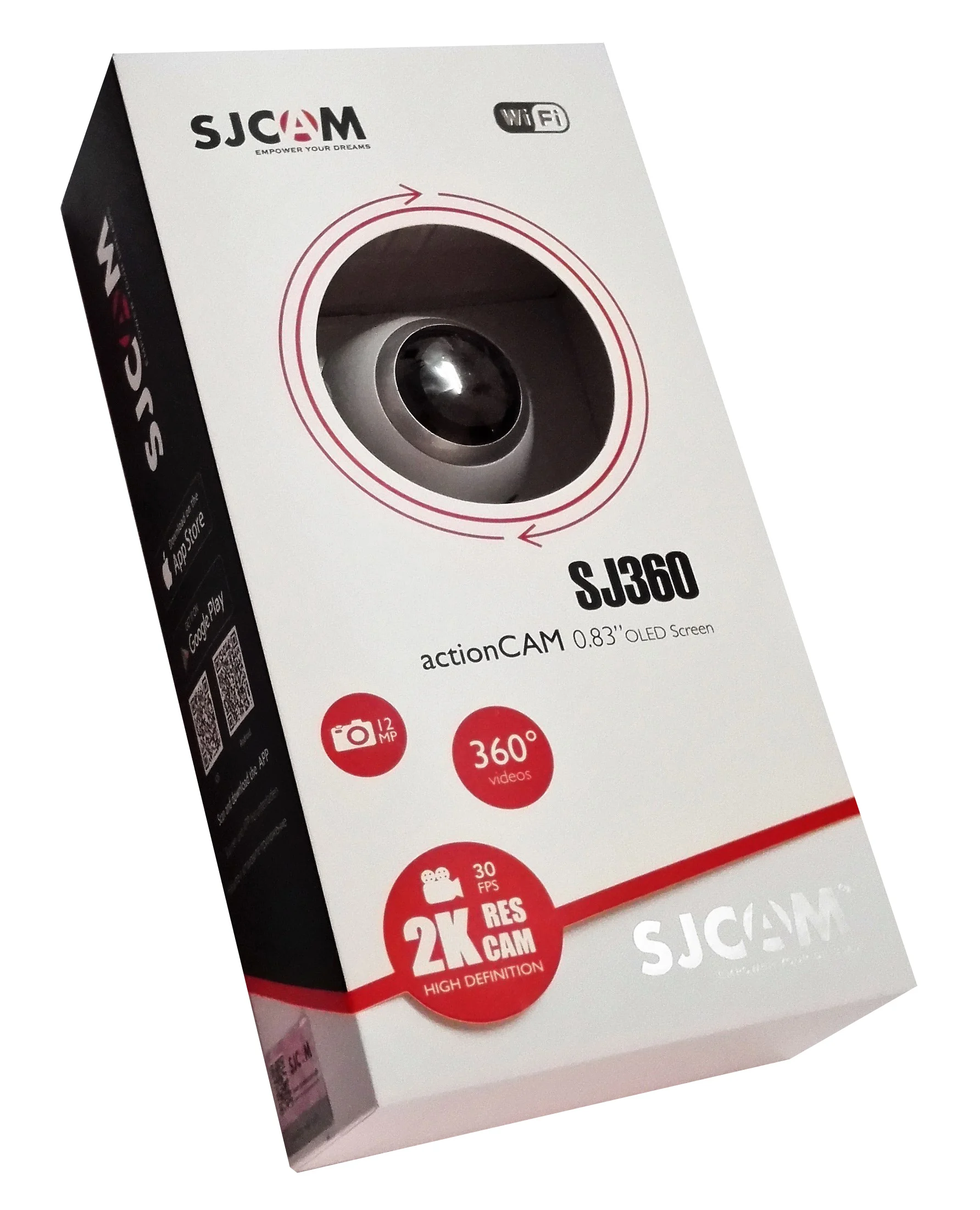 SJCAM SJ360 Panorama VR Sports Action Camera 12MP Fisheye Lens 220 Degree FOV WiFi 2K 30fps Video Recording | Электроника