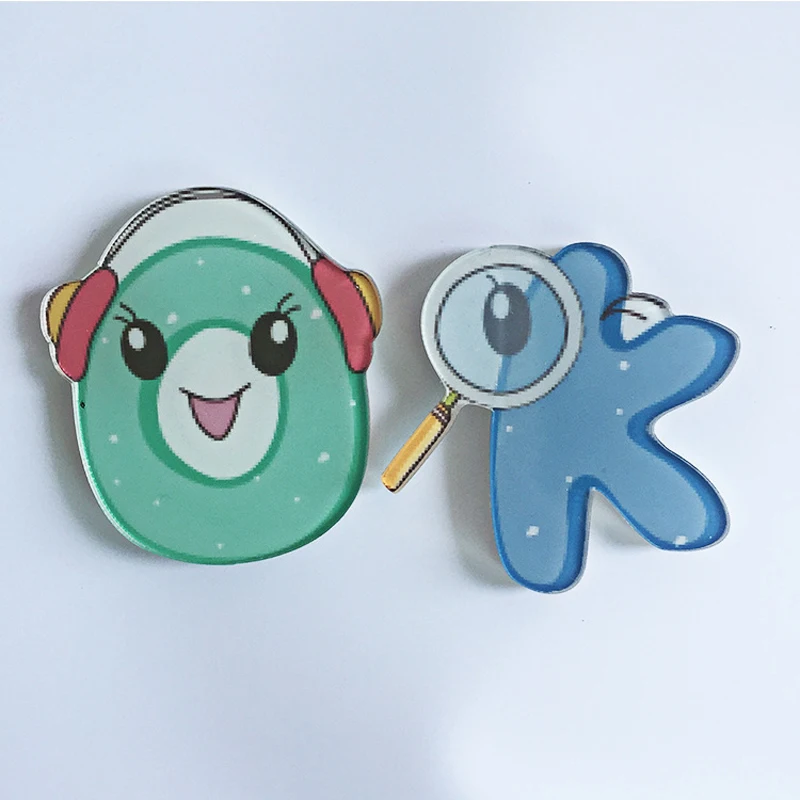 1 шт. Мультяшные милые забавные Броши с буквами Акриловые броши значок брошь для