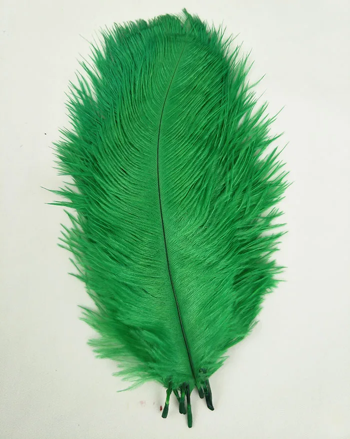 glass green 10 шт. натуральные перья страуса 20-25 см/8-10 дюйм(ов) перья Свадебные украшения Аксессуары Головные уборы - Цвет: glass green