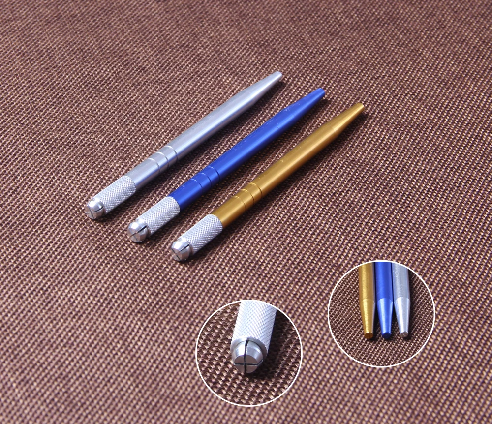 

10pcs permanent makeup tattoo pen pigment embroidery for eyebrow lip eyeliner
