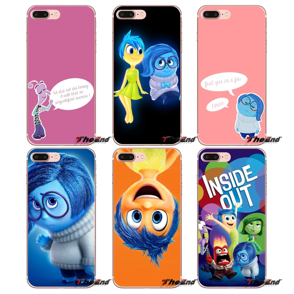 Радость и печаль наизнанку для iPhone X 4 4S 5 5S 5C SE 6 6S 7 8 Plus Samsung Galaxy J1 J3 J5 J7 A3 A5 2016 2017 чехол