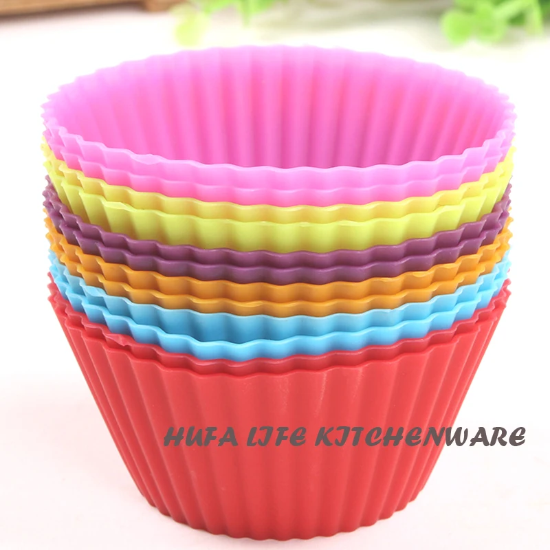 10 шт. 7 см мягкие Круглый торта силикона помадка украшения сдобы шоколад