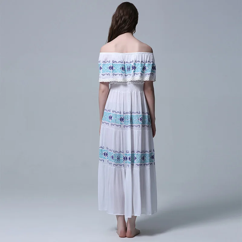Женское платье высокого класса vestidos элегантное винтажное богемное вечернее с