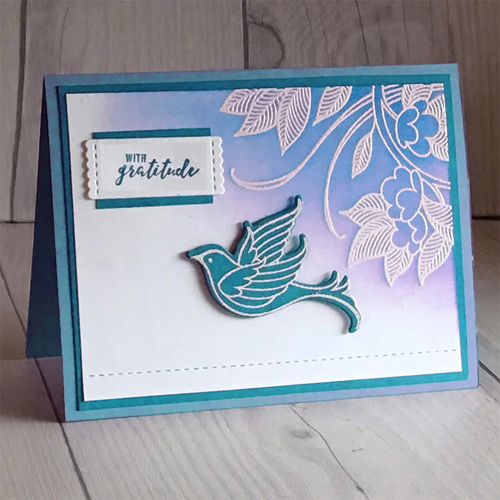 Flower Plant Bird Coener Backdrop Metal Cutting Dies New 2018 Craft Scrapbooking for DIY Alubm Photo Card Cuts Decorations | Дом и сад