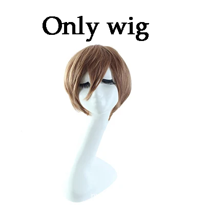 Only wig 4 шт. Ouran старшеклассник клуб школа Харухи Kyoya Hikaru Такаши костюм для косплея пиджак галстук рубашки и парик для мужчин и женщин - Color: Only wig