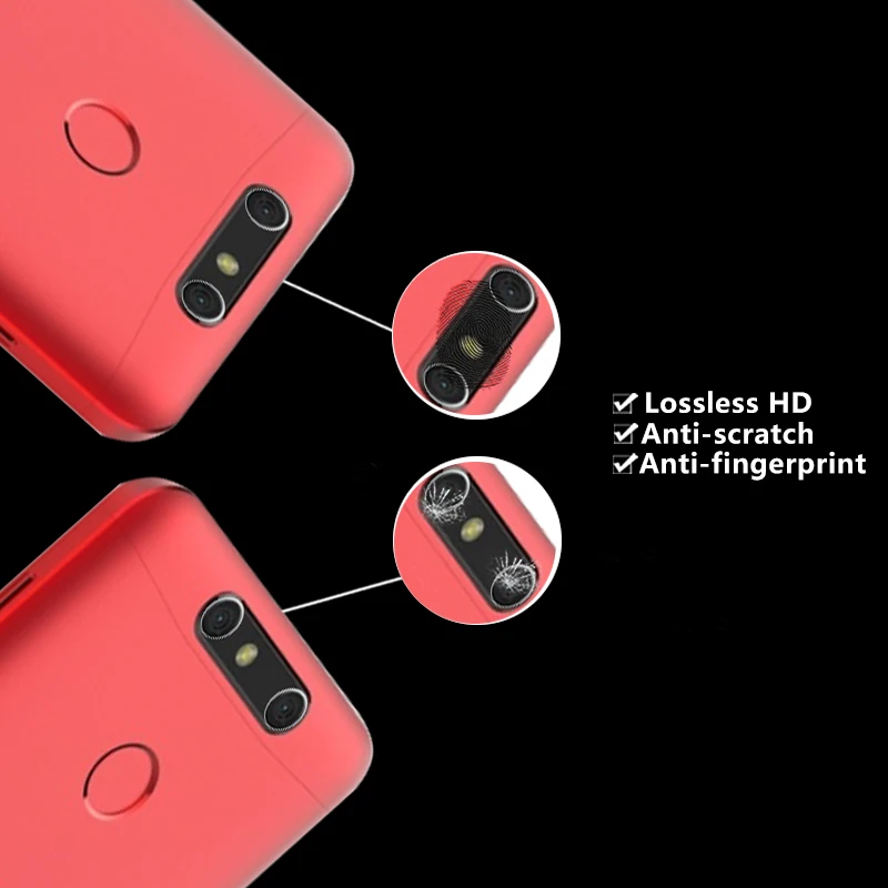 Прозрачная стеклянная пленка для объектива задней камеры ZTE Blade V8 Mini Защитная