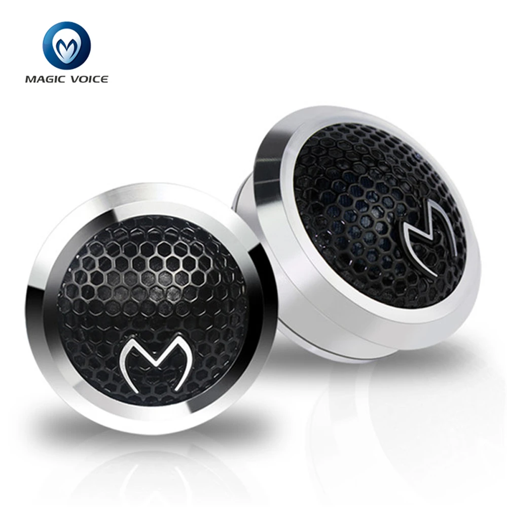 Твитеры автомобильные аудио парные шелковые мягкие купольные Hifi Громкоговорители Авто 25 мм 4 Ом 150 Вт Музыка 1 дюймов Супер твитер колонки для автомобиля