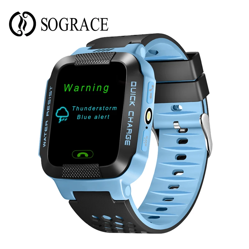 Sograce G21 Смарт часы для детей телефон на андроиде 2G SIM карты GPS SOS анти потерянный