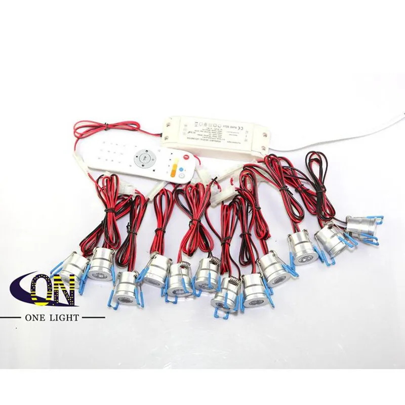 Мини-светильник светодиодный с регулируемой яркостью 12 шт. 3 Вт 2 4 ГГц | Лампы и