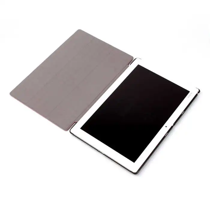 Чехол из искусственной кожи с тремя складными подставками для Sony Xperia Z4 Tablet Ultra 10 1