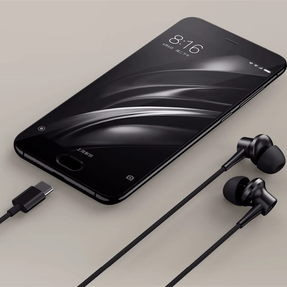 Оригинальные наушники Xiaomi ANC с шумоподавлением проводные микрофоном для