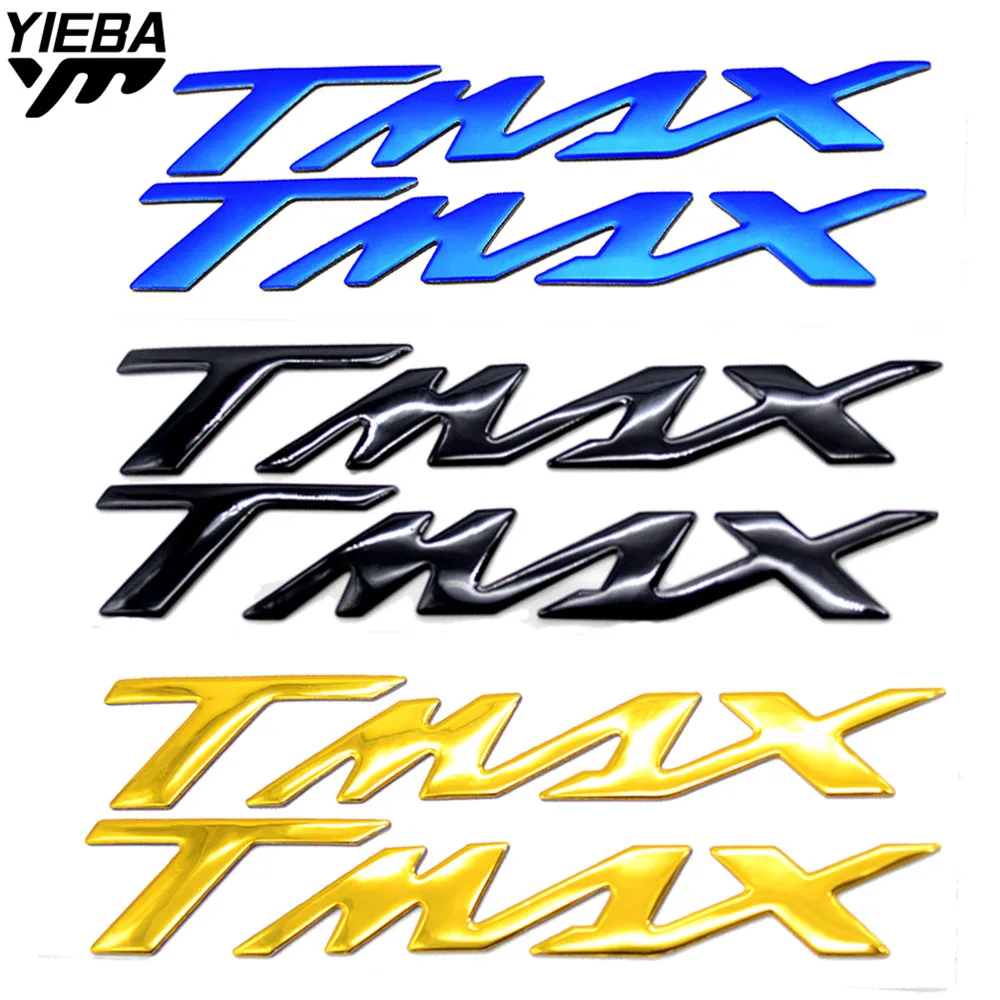 Стикеры мотоцикла эмблемы 3D поднял бак для Yamaha TMAX 500 T MAX 530 TMAX530 X MAX|Наклейки и