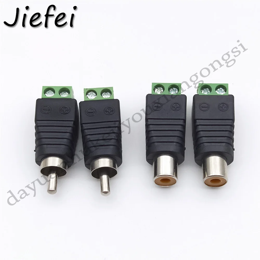 100 шт. профессиональный переходник RCA на Клеммную колодку|Соединители| |